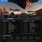 For 10-14 Chevy Gmc Tahoe Silverado Driver Left Door Panel Handle Armrest Repair