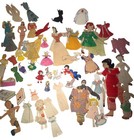 Large Lot Ephemera 1920s Paper Doll Lot Fashion Outfits   Accessories Handmade