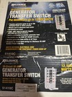 Reliance  51410c  125 250v 50 Amp 10 Circuit Transfer Switch W Inlet Box Read