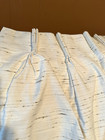 Vtg Pair Pinch Pleat Curtains Drapes Foam Back Beige Nubby Texture Burlap Usa Fs