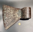 Very Large Antique Handcrafted  Steel Axe Head - Blade Over 8   