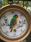 Sailor s Valentine  Sailor Valentine  Seashell Mosaic  Parrot Bird Art