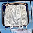 40s Youthline Ivory Corset Girdle Skirt W  Structured Vertical Boning Hook   Eye