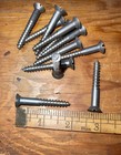 Wood Screws Flat Head Slotted   16 X 2 Steel Bright American Made