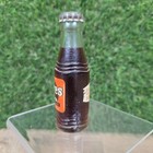 Vintage Miniature Hires Root Beer Glass Soda Bottle With Cap Full