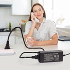 48vdc Power Supply  48v Supply Compatible With Cisco Phone Models Black 
