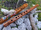 2 Native American Style Flute  Indian Pro Quena Tuned G440-hz  Wood Tarka New