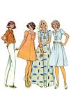 Mccall s Pattern M8492 Miss women Vintage 1970 s Dress Or Top Size 6-14 16-24