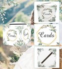 Greenery Floral Money Card Box Gift Card Holder For Wedding Reception Baby Sh   