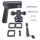 For Trucks 20000lbs Gtw New Adj  Trailer Hitch  Fits 2  Receiver 6  Drop Rise