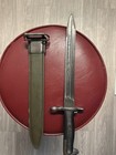 Vintage Wwii Us M1 Bayonet Oneida Ltd Ol 1943 With M7 Scabbard Militaria