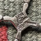 Vntg  Tane Mexican Yalalag Cross epic sterling Silver kinetic  Beautiful Energy