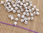 100 Pcs Tiny 6mmx9mm Silvery Metal Jingle Bells Charms Christmas Tree Wreaths