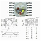 3w-18w Rgb Rgbw Rgbww Rgbwy Rgbwyv High Power Led Chip Colorful Light Source
