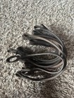 Lot Of 6 Brown Leather English   Western All Sized Horse Browband Replacements