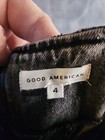 Good American Size 4 Corset Top Black Denim Bustier