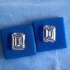 Lab -grown 10 Ct Emerald Cut Loose Cvd Diamond Natural D Color Vvs1 Certified A 