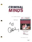 Matthew Gray Gubler Signed Autograph Criminal Minds Pilot Script Screenplay Jsa