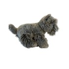 Toys R Us Scottish Terrier Schnauzer Animal Alley Gray 12  Plush Stuffed Dog