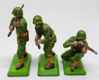 Vintage Britains Deetail Wwii American U s  Infantry Soldiers Lot Of 3  Ww2 