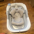 Baby Bath Tub W  Mesh Sling   Newborn Infant Insert 0-6m - Collapsible