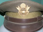 Ww2 Wwii Us Army Officer Visor Hat Cap Huge 7 5 8 Size  1938-40 Color Issue Pc 