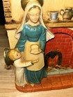 The Kitchen Madonna Wall Plaque  Vintage  Resin  7 5   x5   x3   