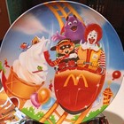 Vintage Ronald Mcdonald  Grimace  Hamburglar 9  Collector Plate- Brand New  Mint
