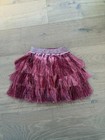 Lola   The Boys Tinsel Skirt In Hot Pink Size 10