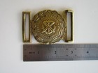 Vintage Civil War Confederate Navy Belt Buckle Early 1960 s Reproduction