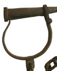 San Quentin Iron Prisoner Transfer Leg And Handcuffs And Keys Antique Finish  