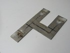 Vintage Industrial Aluminum Number 4  5 Inch Tall  Wall   Salvaged  us23