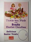 1960s Vintage Easter Sign Vintage Brach s Easter Candy Advertising Sign Boy Girl