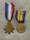 Ww1 Wwl British 1914-1915 Star   Victory Medal - 2nd Canadian Ambulance - Pin