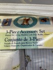 Vtg 2001 Peter Rabbit Beatrix Potter 3-piece Accessory Set Vintage New Look  P1