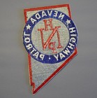 Vintage 1954-1972 Nevada Highway Patrol Patch Style 2a    Mint Nv