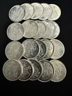 Canadian Silver Half Dollars Bulk Lot 20 Coins