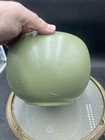 Vintage Mccoy Floraline 406 Matte Green Planter Vase 7    By 5 5   
