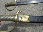 Original French Antique Lot 2 Short Sword Briquet Napoleonic War
