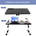 Foldable Adjustable Laptop Table Stand Portable Lap Tray Bed Notebook Computer
