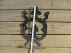 Vintage Architectural Ornamental Cast Iron Widows Walk Patio Fence Salvage    Dk
