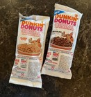 Vintage 1980 s Ralston Dunkin  Donuts Cereal Glazed   Chocolate Sample Bags Nos 