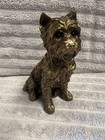 Leonardo Bronze Reflections Yorkshire Terrier Yorkie Figurine Boxed Gift Decor