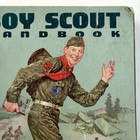 Vtg 1959 Boy Scout Handbook 6th Edition 1st Printing Norman Rockwell Cover Bsa