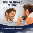 Mirrorvana Fogless Shower Mirror For Shaving With Upgraded Suction  Anti Fog Sha