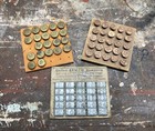Vtg 30s Remco Number Window Tacks 3 Sets In Copper Brass   Zinc Crafts All Metal