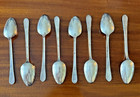 Set Of 8 Vintage 1847 Rogers Bros Is Teaspoons 6 1 8  - Rare Size Adoration 