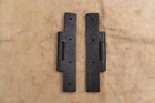 Handmade Iron Door Hinges Rusty Vintage Iron Door Gate Window Hinges 2 Pcs Set