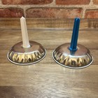 Vintage Christmas New Years Birthday Tin Metal Litho Noise Maker Set 2