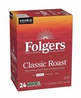 Folgers Gourmet Selections Classic Roast Coffee K-cups   24 Ct    New